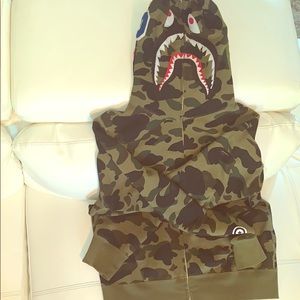 Men’s Size Large A Bathing Ape Camo hoodie